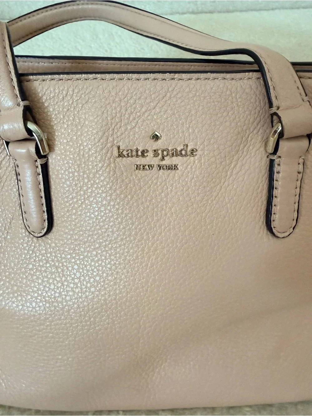 kate spade New York Jackson Medium Satchel - Blush Pink Leather
